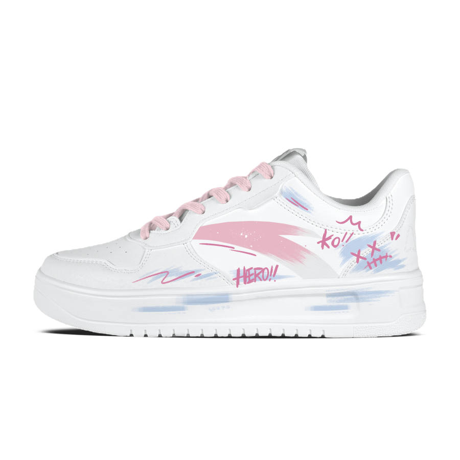 ANTA Easy Skateboard Shoes Unisex Low Top White