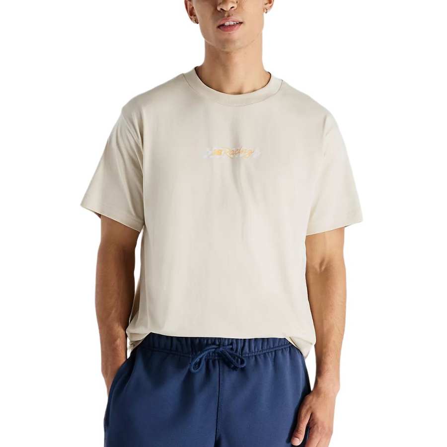 New Balance New Balance Intelligent Choice T Shirts Men's TIMBERWOLF Crew Neck
