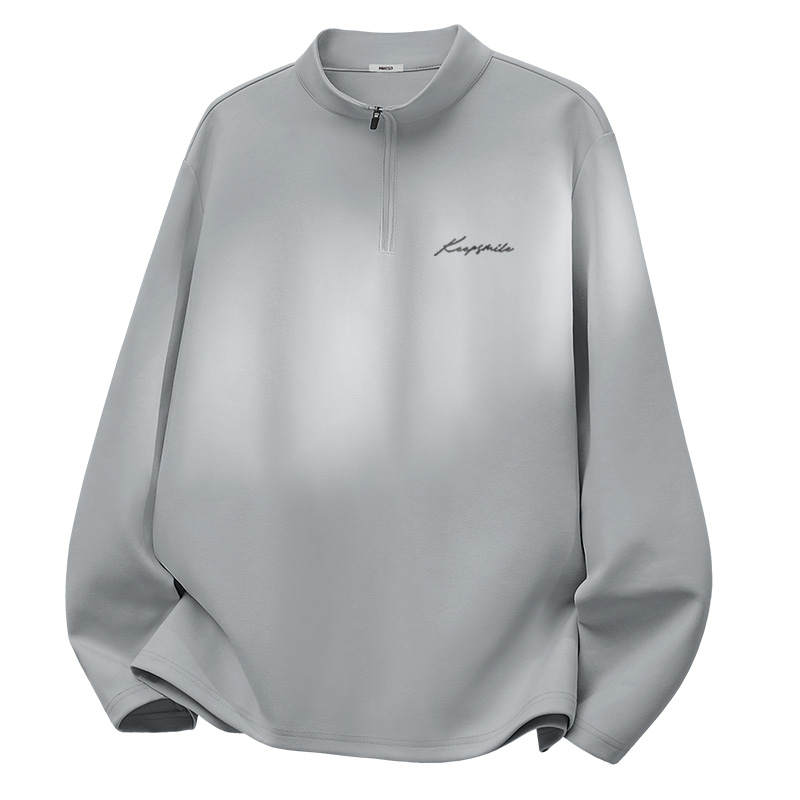 MINISO T Shirts Unisex Stand Collar Moderate Straight Fit