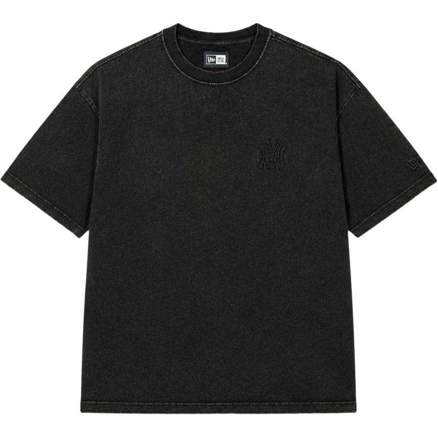 New Era T Shirts Men's Black Crew Neck Moderate