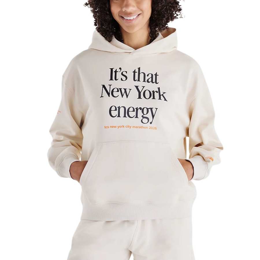 New Balance New Balance NYC Marathon Sweatshirts Women's Linen Hooded Non Detachable Moderate