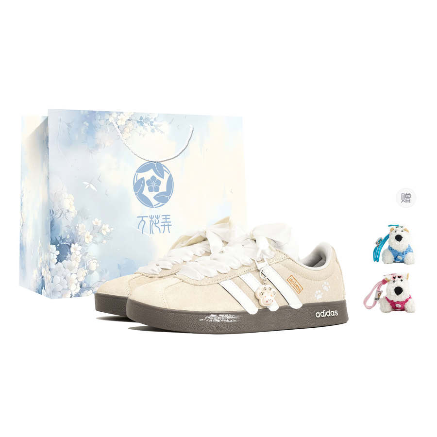 Adidas Adidas VL COURT 2.0 German Army Trainers Unisex Low Top White