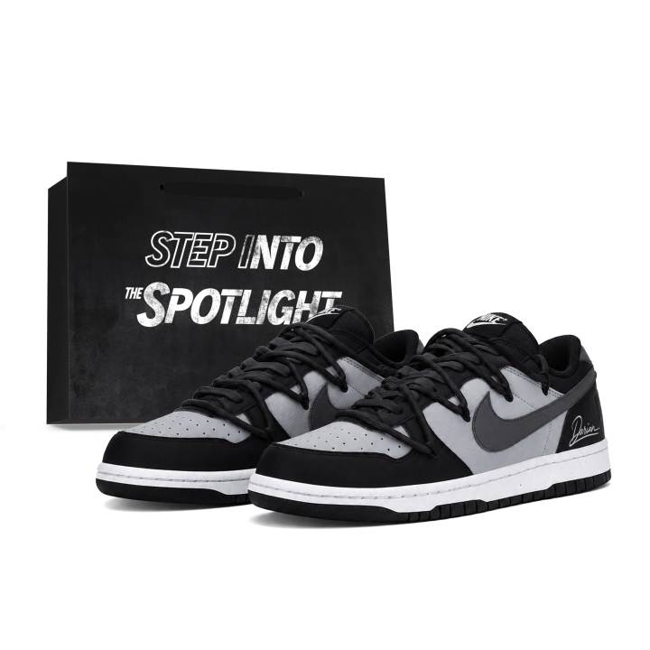 Nike Nike Big Skateboard Shoes Unisex Low Top Gray