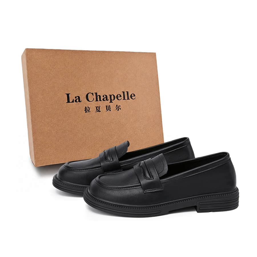 La Chapelle Pu Loafers Women's Black