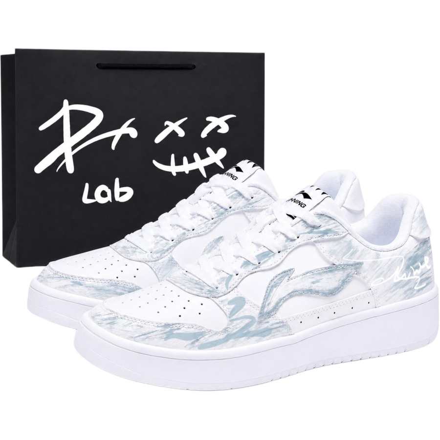 Li-Ning Li Ning Floating Boat Skateboard Shoes Men's Low Top Haze Blue