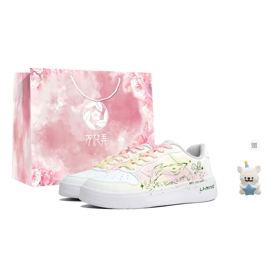 Li-Ning Li Ning Floating Boat Skateboard Shoes Women's Low Top Pink