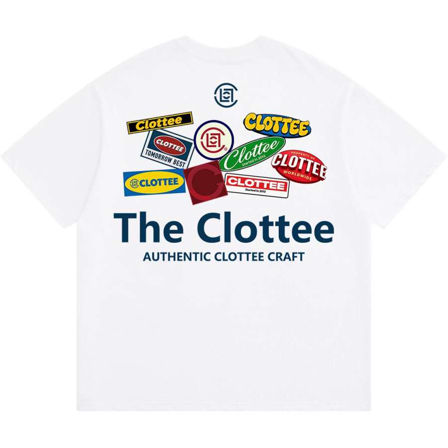 CLOT T Shirts Unisex Crew Neck Moderate Straight Fit