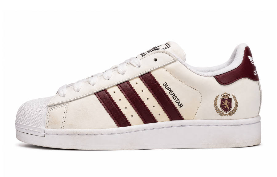 Adidas Originals Superstar 2 Skateboard Shoes Unisex Low Top Red
