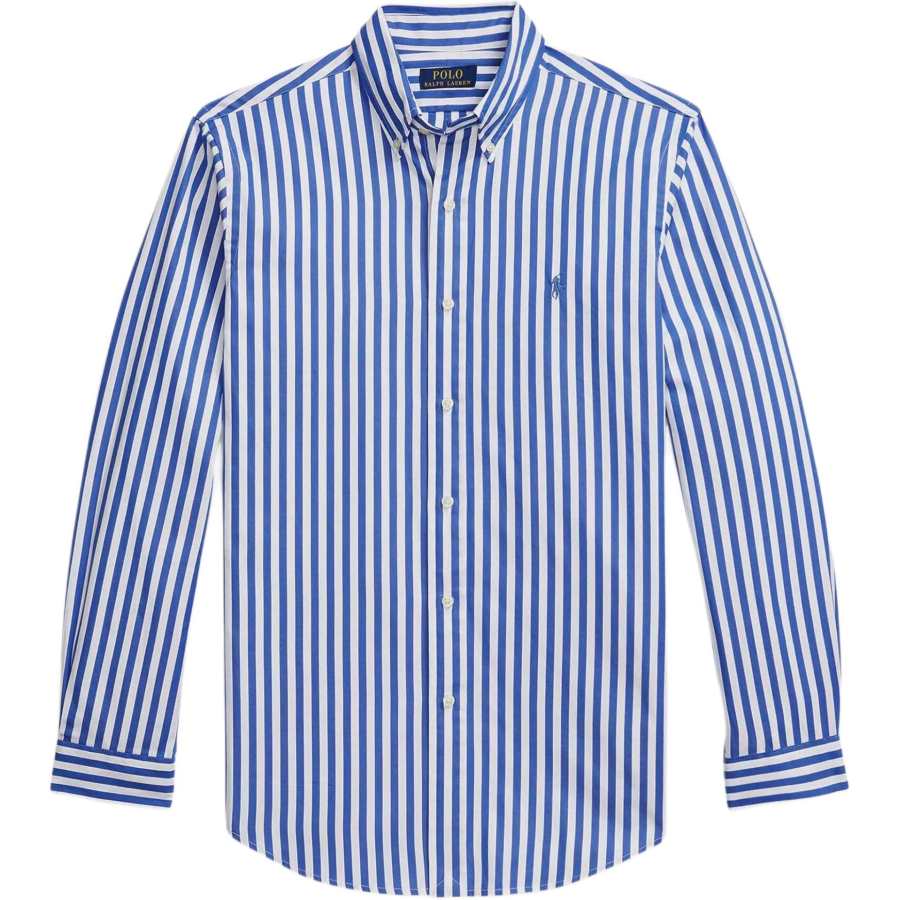 Polo Ralph Lauren Shirts Men's Blue With White Lettering Moderate Other