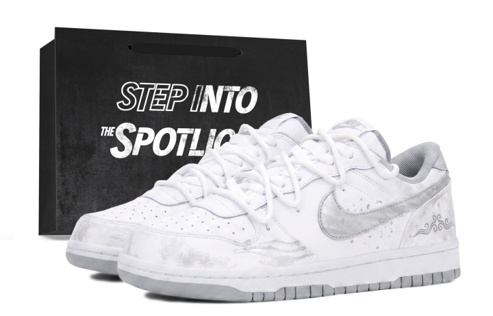 Nike Nike Big Skateboard Shoes Men's Low Top White