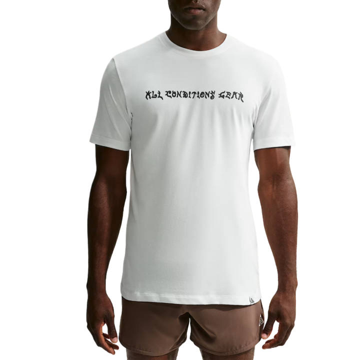 Nike Nike ACG T Shirts Men's Peak White Crew Neck Moderate