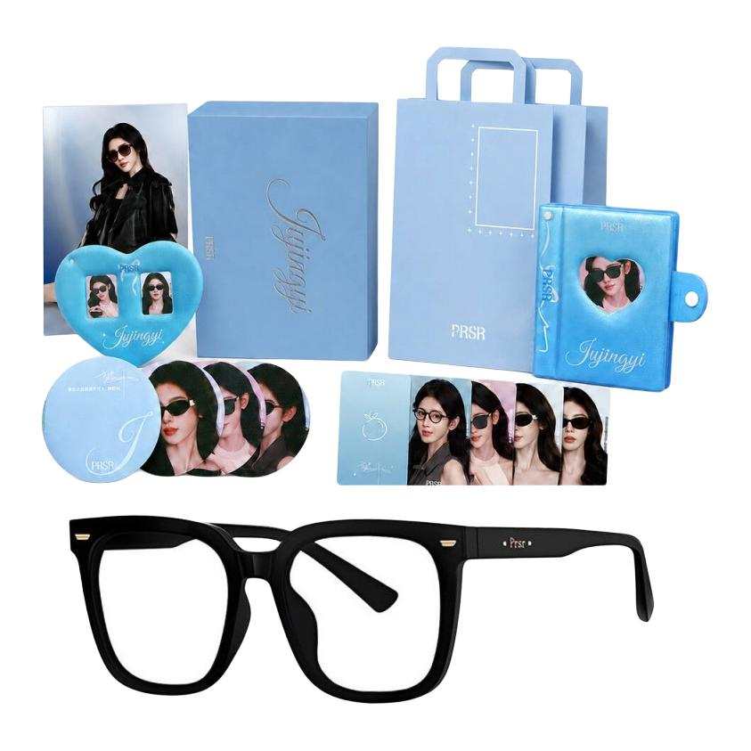 Prsr Prsr TR/Memory Plastic Square Eyeglass Frames Unisex