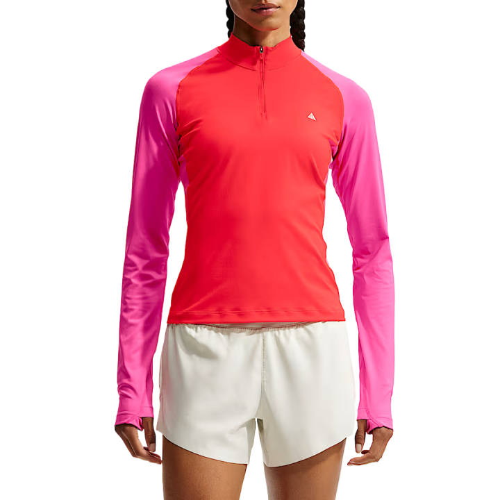 Nike Nike ACG T Shirts Women's Light Red/Desert Pink/Peak White Stand Collar Moderate