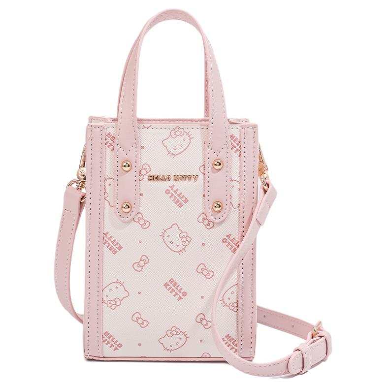Sanrio Hello Kitty Pu Handbag Regular Women's Pink