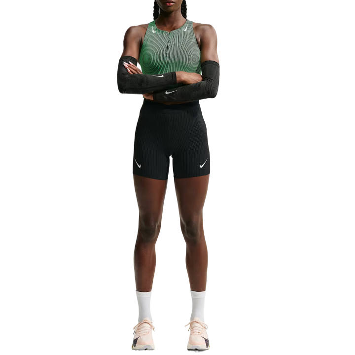 Nike Nike AEROSWIFT Running Shorts Women's Black/Black/White/White Moderate Straight Fit Pants