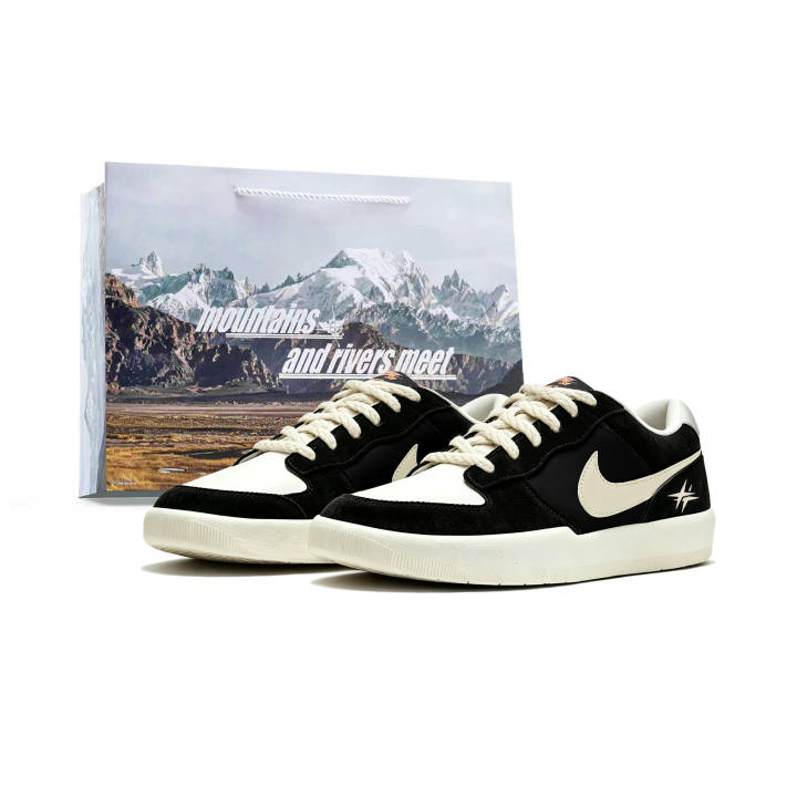 Nike Nike SB Force 58 Skateboard Shoes Men's Low Top Black Rice