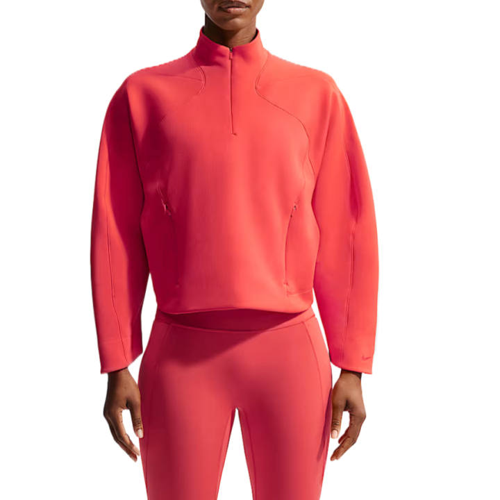 Nike Nike Universa Sweatshirts Women's Light Red/Light Red/University Red Stand Collar Moderate