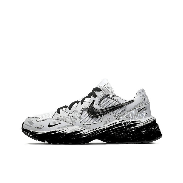 Nike Nike Air Max Fusion Running Shoes Men's Low Top Black/Gray Wasteland Aesthetics