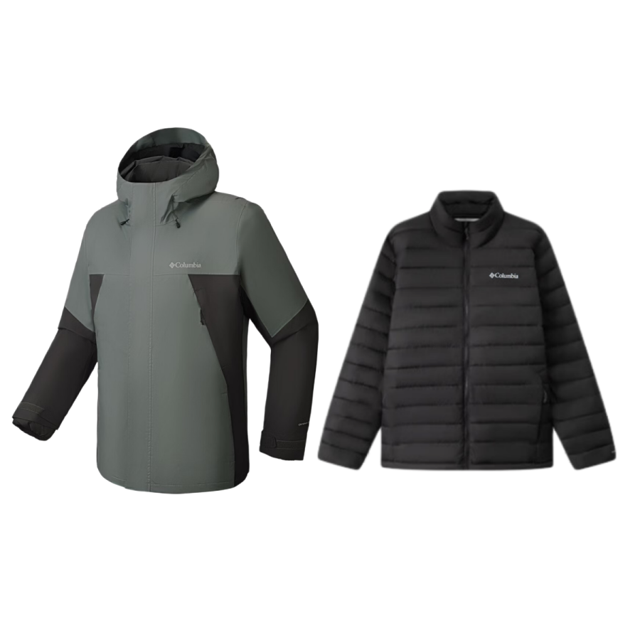 Columbia Windbreaker Jackets Men's Hooded Non Detachable