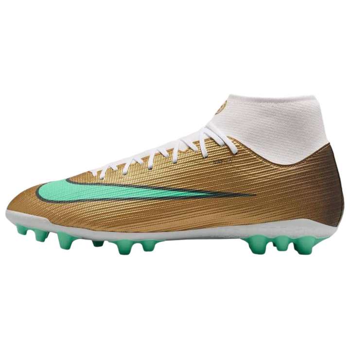 Nike Nike Mercurial Superfly 11 Soccer Shoes Unisex High Top Gold White