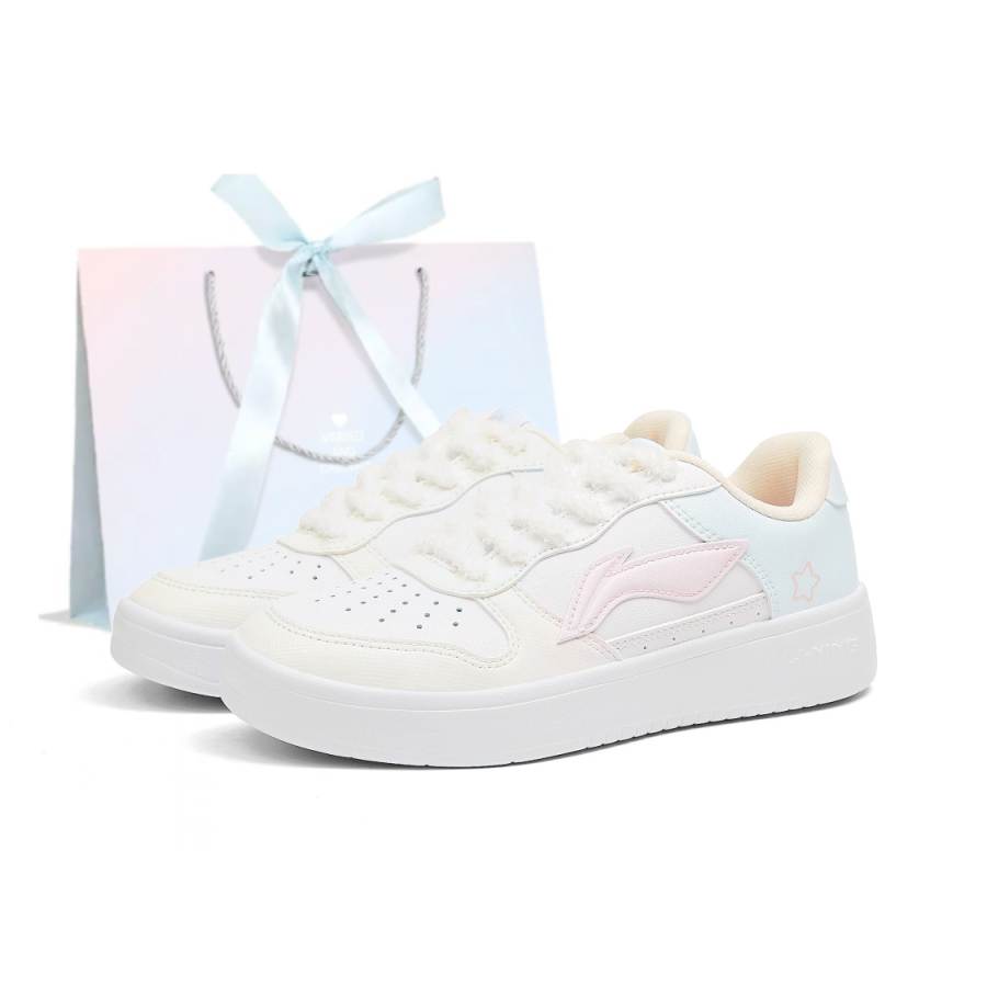 Li-Ning Li Ning Floating Boat Skateboard Shoes Women's Low Top Blue