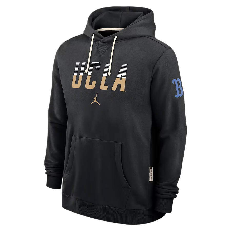 Jordan Jordan UCLA Sweatshirts Men's Black Hooded Non Detachable Moderate