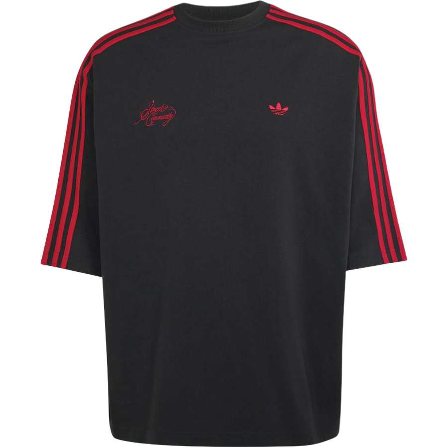 Adidas Originals T Shirts Men's Black Crew Neck