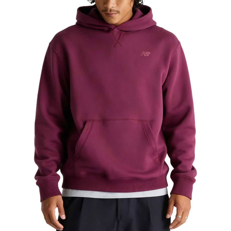 New Balance New Balance Sweatshirts Men's Hot Red Wine Hooded Non Detachable Moderate