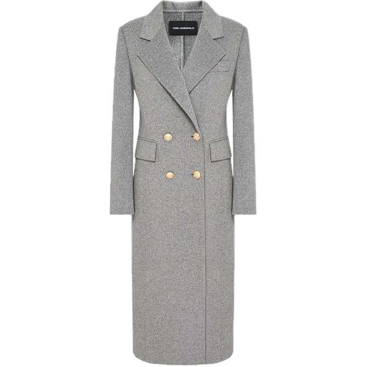 KARL LAGERFELD / Karl Lagerfeld Jeans Coats Women's Gray Lapel Moderate
