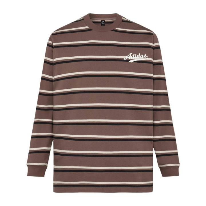 Adidas Adidas T Shirts Unisex Stratum Dark Earthy Brown Crew Neck Moderate