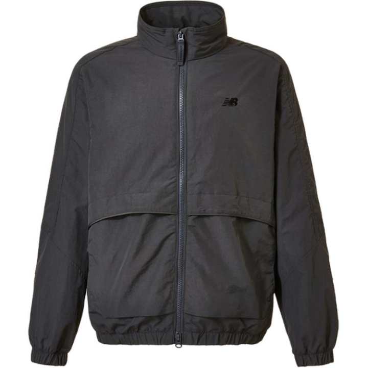 New Balance New Balance Jackets Unisex Charcoal Gray Stand Collar Moderate
