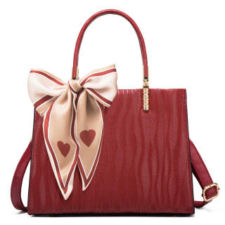 WEINIAO Synthetic Leather Handbag Regular Women's Black/Blue/Red