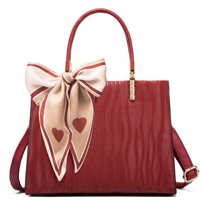 WEINIAO Synthetic Leather Handbag Regular Women's Black/Blue/Red