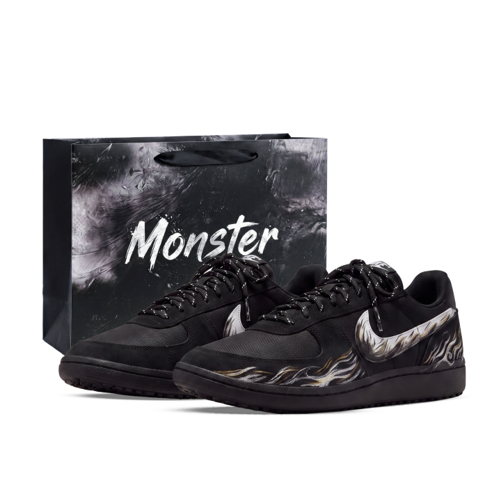 Nike Nike Field General Skateboard Shoes Unisex Low Top White/Black/Gold