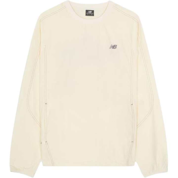 New Balance New Balance Sweatshirts Men's Ivory Crew Neck Moderate