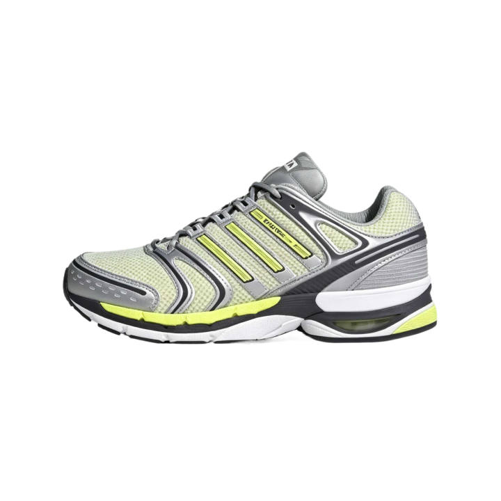 Adidas Adidas Adistar Control 5 Running Shoes Unisex Low Top Gray/Semi Frozen Lemon/Practical Black