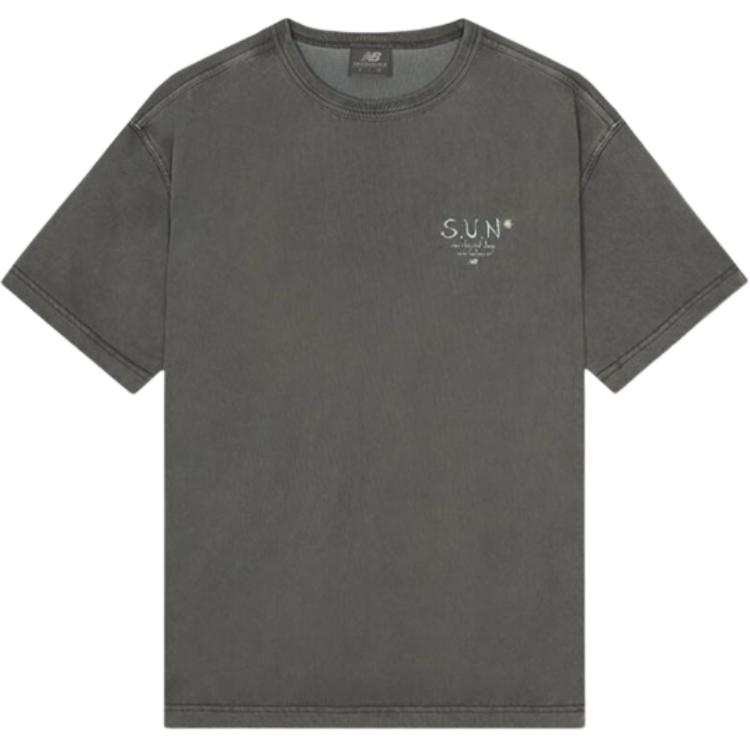 New Balance New Balance T Shirts Unisex Charcoal Gray Crew Neck