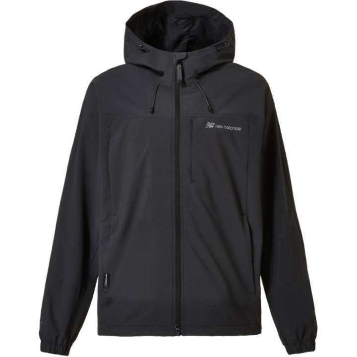 New Balance New Balance Jackets Men's Charcoal Gray Hooded Non Detachable Moderate