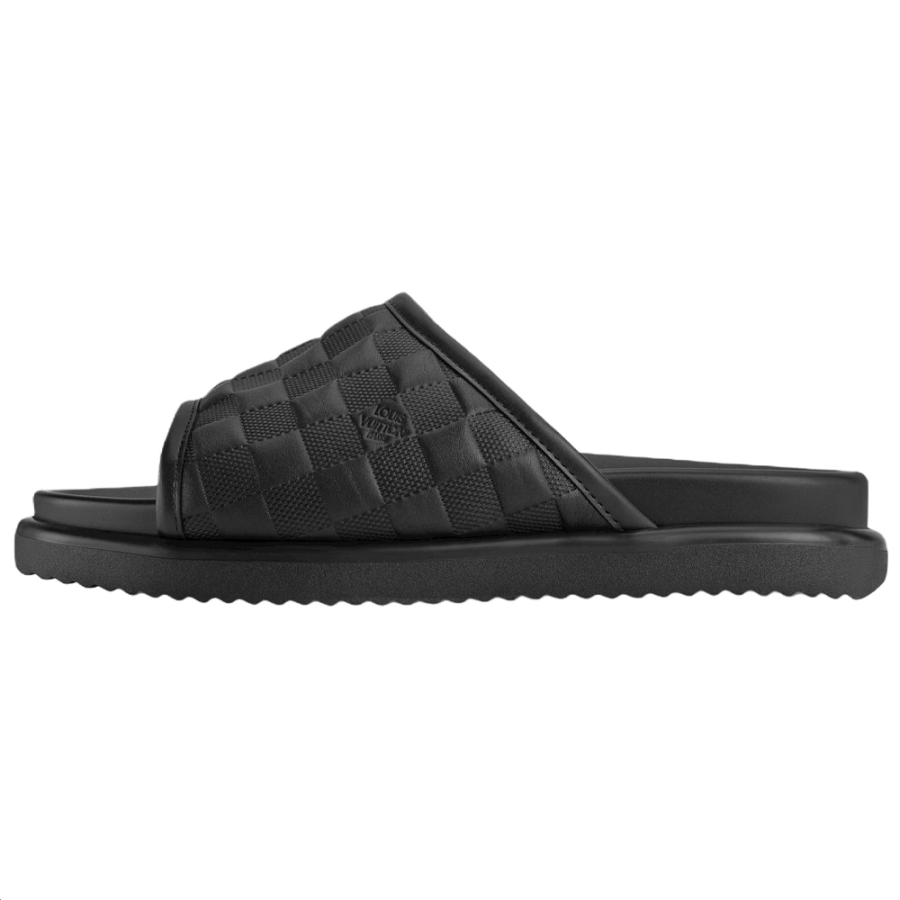 LOUIS VUITTON LOUIS VUITTON Miami Slide Slippers Men's Black