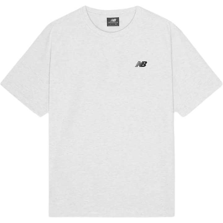 New Balance New Balance T Shirts Unisex Light Gray Crew Neck