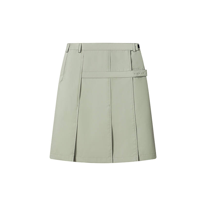 FILA Casual Short Skirts Women's Green Khaki Moderate Short Skirt Other