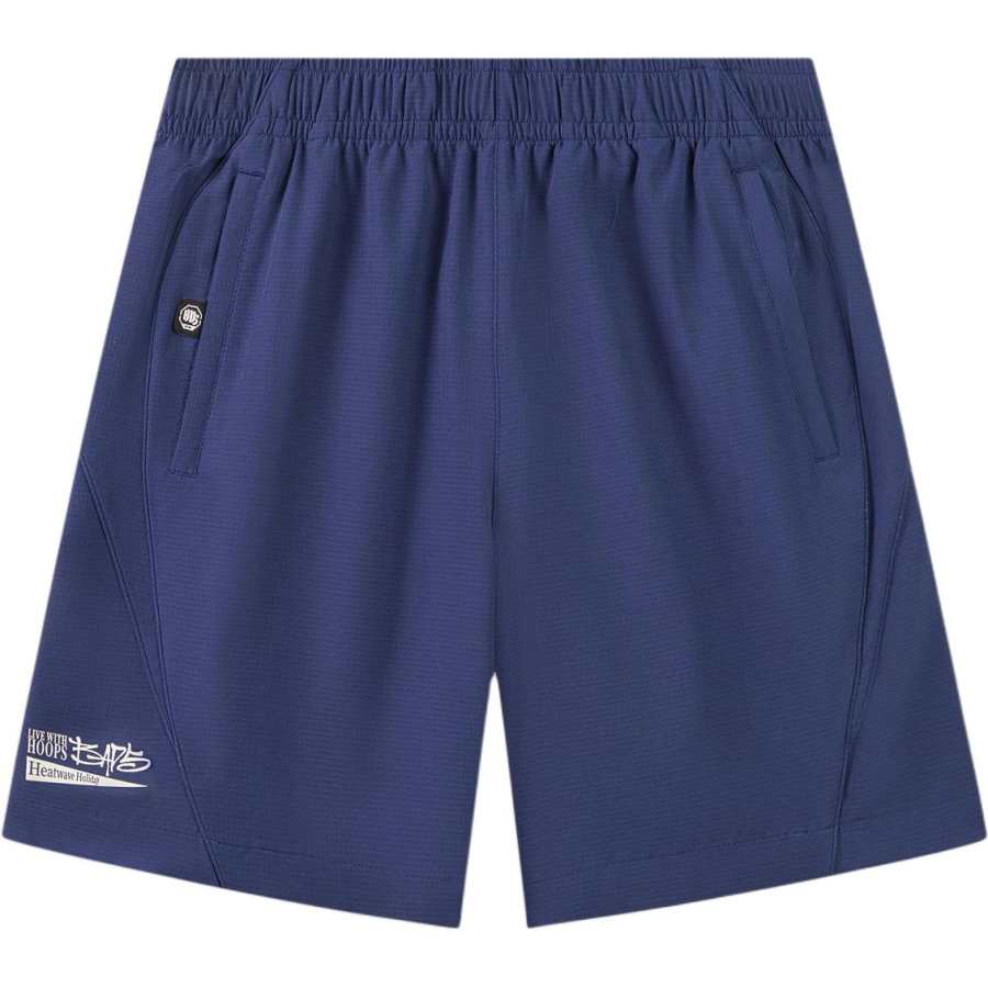 Li-Ning Li Ning BADFIVE Sports Shorts Men's Dark Bowl Blue Moderate Straight Fit Pants