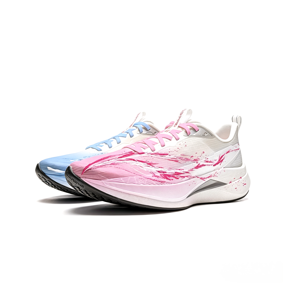 Li-Ning Li Ning Running Shoes Unisex Low Top Pink Blue Gradient
