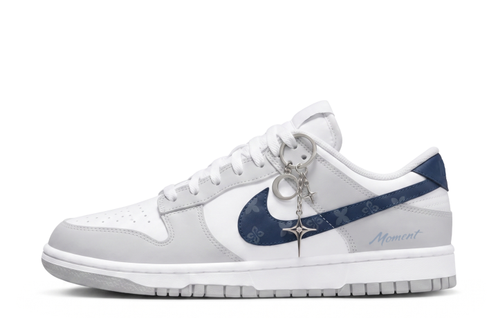 Nike Nike Dunk Skateboard Shoes Unisex Low Top Gray Blue