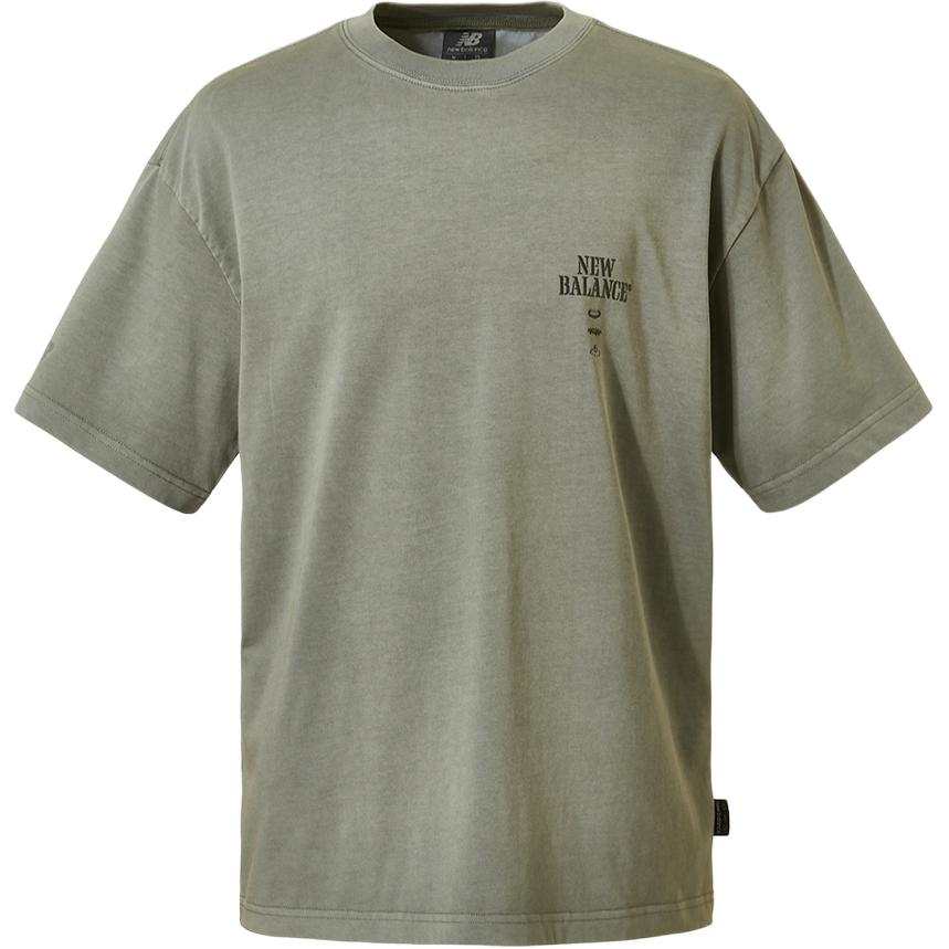 New Balance New Balance T Shirts Unisex Khaki Crew Neck