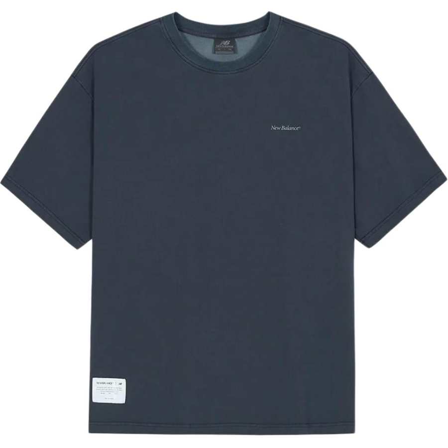 New Balance New Balance T Shirts Unisex Marine Blue Crew Neck