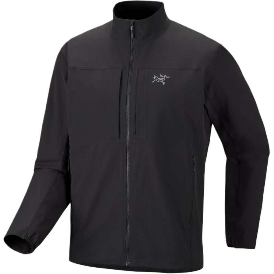 Arcteryx GAMMA Jackets Men's Black/Black Stand Collar Moderate
