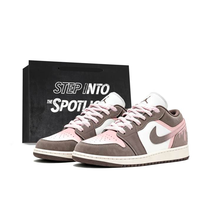 Jordan Jordan Nu Retro Skateboard Shoes Unisex Low Top Pink