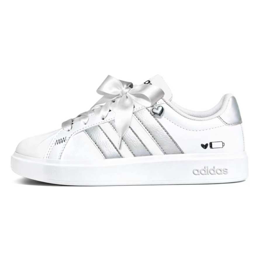Adidas Adidas STREETTALK Skateboard Shoes Women's Low Top White, Silver