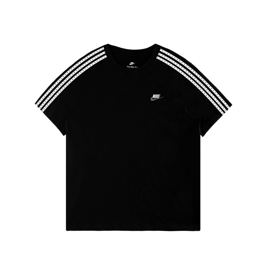 Nike Nike Sportswear Club T Shirts Men's Black/White/Dark Gray Crew Neck Moderate